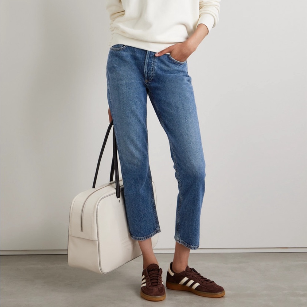 AGOLDE | RILEY CROPPED HIGH RISE STRAIGHT JEANS | SZ. 29